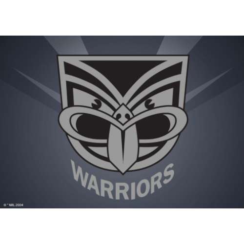 Warriors NRL Edible Icing Image - A4 - Click Image to Close